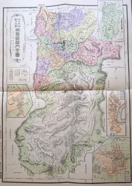 f24020030〇復刻 奈良県 日本地図選集 明治27年 大日本管轄分