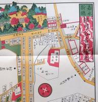 J240202026〇復刻版 音羽絵図 安政４年 文京区の一部  江戸切絵図 尾張屋版 人文社 日本地図選集社〇和本古書古文書