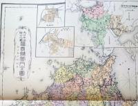 f24020043〇復刻 福岡県 日本地図選集 明治２７年 大日本管轄分地図  昭和４３年〇和本古書古文書