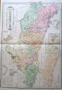 f24020048〇復刻 宮崎県 日本地図選集 明治２７年 大日本管轄分地図  昭和４３年〇和本古書古文書