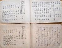 J2402300〇文章手習凡例 新年春夏秋冬雑文 女子消息 雁のゆきかひ 落合直文 小野銅之助筆 大倉書店 明治４０年〇和本古書古文書