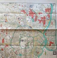 J24032206〇復刻版 江戸古地図 文化江戸図 須原屋茂兵衛 文化８年 古地図史料出版株式会社 カバー及び解説付〇和本古書古文書