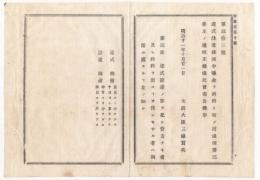 N18013025○明治布告布達 明治11年○違式かい違条例中贖金を過料と改め、第3条改定・過料を払えない者は拘留とし日数を規定 太政大臣三条実美 長野県○和本古書古文書
