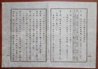 2017091208○明治布告布達 明治14年○町村立小学校教員俸給規則別紙の通り制定 別紙 栃木県令藤川為親 栃木県○和本古書古文書
