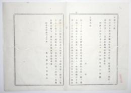 2017093038○明治布告布達 明治14年○有位者及び帯勲者 転居死亡等届出方 宮内庁より指示 (式部寮へ届出方 宮内卿 徳大寺実則）栃木県令藤川為親 ○和本古書古文書
