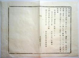 2017101246○明治布告布達 明治9年○金穀借用証書を貸主が他人へ譲渡する場合、借主に証書を書換させないと譲渡の効なきものとす 但し相続の場合を除く 太政大臣三条実美 宮城県 ○和本古書古文書
