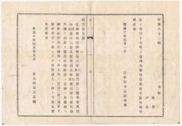 N18021706○太政官布告 明治10年○生糸取締規則廃止に付 製造の生糸真綿出殻山繭は製造人の印を捺すべし 右大臣岩倉具視 山形県 ○和本古書古文書