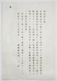 N17112018○明治布告布達 明治12年○諸営業免許鑑札返還 地方税中営業税雑種税施行につき従前の県税規則に拠る営業免許鑑札は郡役所へ返還すべし 島根県令境二郎 島根県 ○和本古書古文書

