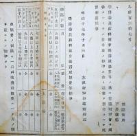 N17112603○明治布告布達 明治17年○学務委員給料旅費職務取扱費等に付 標準表に拠り 区町村会での議案を発付すべし 大阪府知事建野郷三 大阪府 ○和本古書古文書