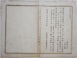 N17112914○明治布告布達 明治17年○輜重輸卒入営期限に付 本年は7月10月に入営を命ず 卒業後18年4月予備役に編入 大阪府知事建野郷三 大阪府 ○和本古書古文書
