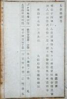 N17120916○明治布告布達 明治17年○府会議員当選人名届書式改正 1ヶ年地租納税額,選挙投票総数,本人投票の数・項目欄追加 大阪府知事建野郷三 大阪府 ○和本古書古文書
