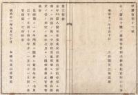 N18032606○太政官布告 明治11年○ 株式取引所条例第11章の税額に付 手数料等現収金額の十分の一と制定 納期年2回 太政大臣三条実美 山形県 ○和本古書古文書
