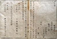 F19010904〇公文書 布告布達 手配書 人相書  捕縛 明治６年 新治県 茨城県 和紙木版刷 和本 古書 古文書