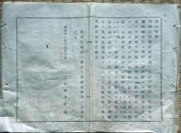 F19011605〇公文書 布告布達 北海道函館港 停泊方法 錯雑 薬師山 投錨 明治１２年 工部卿 井上馨 和紙活版刷 和本 古書 古文書