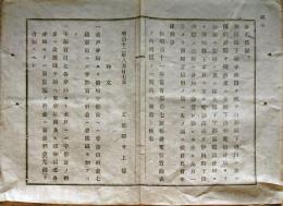 F19011606〇公文書 布告布達 秋田県横手を経て山形県酒田に至る電信線路を変換 栃木県宇都宮分局より茨城県水戸に至る電線落成 明治１２年 工部卿 井上馨 和紙活版刷 和本 古書 古文書
