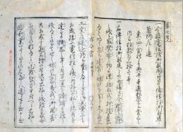 F19122207〇明治布告 京都府布令書 電信機御取開に付き 電信柱御取建 明治４年辛未〇和本古書古文書