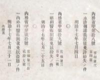 F19102711〇明治政府布告 内務省 眼科医術開業免状紛失の件 内外科医術開業免状盗難の件明治１８年〇和本古書古文書
