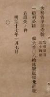F19102713〇明治政府布告 内務省 大日本史 眼科必携 版権免許証紛失の件 明治１８年〇和本古書古文書