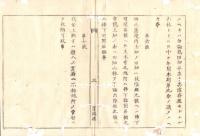 N18080808○太政官布告 明治7年○産業資本の為官林荒蕪地払下げ規則附録 士族元卒に開墾事業奨励 全7項目 太政大臣 置賜県(山形県)○和本古書古文書