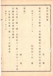 N180907387○明治布告布達 明治16年○徴兵令第3条に拠り 本年より看病卒徴集 各鎮台へ相達候 陸軍卿大山巌 ○和本古書古文書
