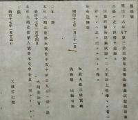F19091705〇明治布告 医術開業試験規則 太政大臣 三條実美  明治１６年〇和本古書古文書