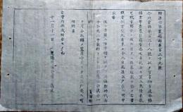 F19081906〇明治政府布告 官省御布達本県触書き等 買入熟読 明治６年 置賜県 山形県〇和本古書古文書 