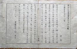 F19081908〇明治政府布告 人民商業取引の為 他管内へ相越滞在中 太政大臣 三條実美  明治６年 置賜県 山形県〇和本古書古文書  