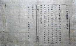 F19081910〇明治政府布告 米麦大小豆其の他 雑穀並びに酒醤油味噌油 明治６年 置賜県 山形県〇和本古書古文書   