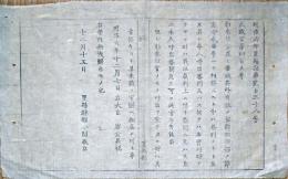 F19081923〇明治政府布告 勅奏任官及び華族其の外 有位の輩 訴訟関係の節 明治６年 置賜県 山形県〇和本古書古文書