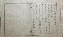 F19081932〇明治政府布告 師範学校入学生徒は２０歳以上たるべき旨 ３５歳を限り 文部大輔 田中不二麿 明治６年 置賜県 山形県〇和本古書古文書  
