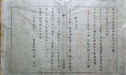 F19081934〇明治政府布告 官費生規則 追加 文部大輔 田中不二麿 明治６年 置賜県 山形県〇和本古書古文書  