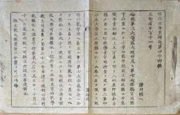 F19082103〇明治政府布告 大坂府 宮城県仙台 小学師範学校設立相成り 生徒学業試験 百名を限り差許す候 雛形添え書 明治６年 置賜県 山形県〇和本古書古文書 