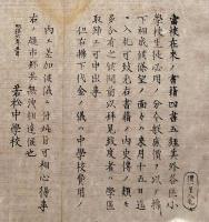 F19082211〇明治政府布告 若松中学校 書籍四書五経 払下げ 明治６年 若松県 福島県〇和本古書古文書 