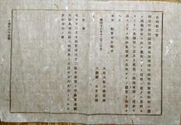 F19090902〇明治布告 酒造税則 麹営業税則 売薬印紙税則 煙草税則 太政大臣 三條実美 明治１６年〇和本古書古文書