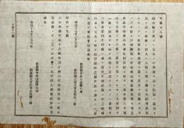 F19090910〇明治布告 徴兵検査 定規の届出を怠り 逃亡失踪 明治１６年〇和本古書古文書 