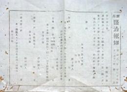 F19072806〇明治政府布告布達 職業取調 雛形取り纏め 麹屋 水車 紺屋 質屋 明治６年 新潟 県治報知〇和本古書古文書