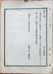 F19053012〇明治政府布告布達 各庁経費決定の後事故有りて 太政大臣 三條実美 明治１２年 〇和本古書古文書