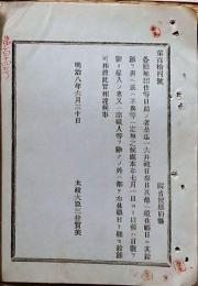 F19052013〇明治政府公文書 布告布達 雇出仕等日給の者 休暇と雖も給与相渡し 太政大臣 三條実美 明治８年 〇和本古書古文書