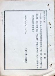 F19052411〇明治政府公文書 布告布達 各府県に於いて徴兵連名簿 調整  太政大臣 三條実美 明治８年 〇和本古書古文書
