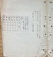 F19060402〇明治政府布告布達 京都府西京電信分局より宮津を経て福井県小浜へ電信線 別表一覧表 工部卿 佐々木高行 明治１５年 〇和本古書古文書