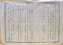 F19102504〇明治政府布告 官道官林等 総て官有地内へ用水井戸溜池 拝借の儀 明治１２年 島根県〇和本古書古文書