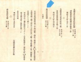 N18101611○明治布告布達 明治18年○金禄公債証書 明治20年以降の利札下渡方 20年5月に地方官庁に於て証書へ貼付割印下渡し 大蔵省 ○和本古書古文書
