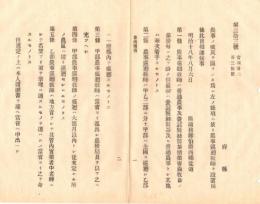 N18101639○明治布告布達 農事巡回教師の制度新設 農事改良の指導伝習 概則10カ条 甲部乙部巡回教師心得 明治18年農商務省 ○和本古書
古文書

