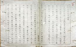 F19042304〇公文書 布告布達 各区巡回の説諭綱領 関義臣 明治６年 置賜県 山形県 〇和本古書古文書
