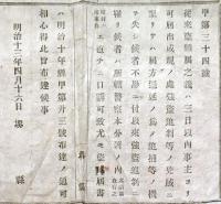 F19042305〇公文書 布告布達 盗難届の儀 強盗追剥等 明治１３年 堺県 大阪府 〇和本古書古文書