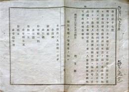 F19042313〇公文書 布告布達 県立医学校 薬室 患者治療に為 薬価 明治１２年 埼玉県 〇和本古書古文書