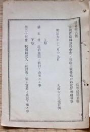 F19042611〇公文書 布告布達 賞勲事務局 自今賞勲局と称呼 明治９年 太政大臣 三條実美 〇和本古書古文書