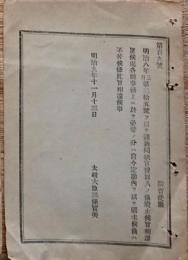 F19042616〇公文書 布告布達 諸新聞紙官費買入の儀 廃止 各庁事務上購入 明治９年 太政大臣 三條実美 〇和本古書古文書