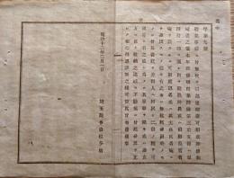 F19030408〇公文書 布告布達 勧業事務に付き 無税を以て逓送配達 １丁  明治１２年 埼玉県  和紙活版印刷  〇和本古書古文書