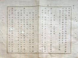 F19030505〇公文書 布告布達 師範学校 学則改正 ２丁  明治１２年 埼玉県  和紙活版印刷  〇和本古書古文書
